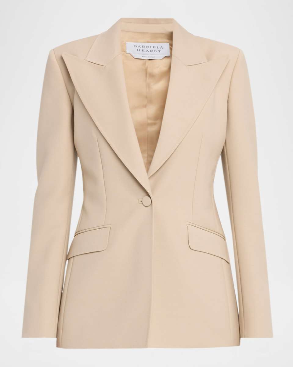 Leiva Single-Breasted Blazer Jacket